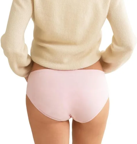 Vista 4 de Angelhood Paquete de 6 ropa interior de algodón para mujer, ropa interior de maternidad saludable, para embarazo, posparto, ropa interior debajo