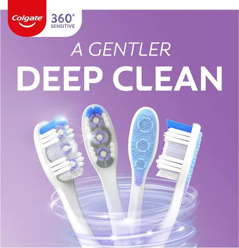 Vista 3 de Cepillo de dientes Colgate Enamel Health Sensitive, extra suave, 2