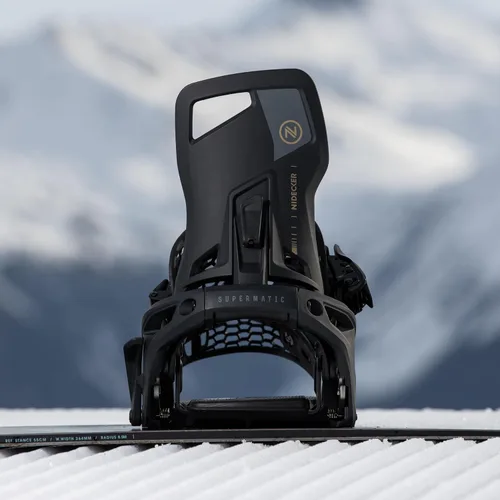 Vista 7 de Nidecker Supermatic Snowboard First Universal, Doble Entrada, Fijación Automática - Cómoda y Confiable como una Fijación Regular de Dos Correas