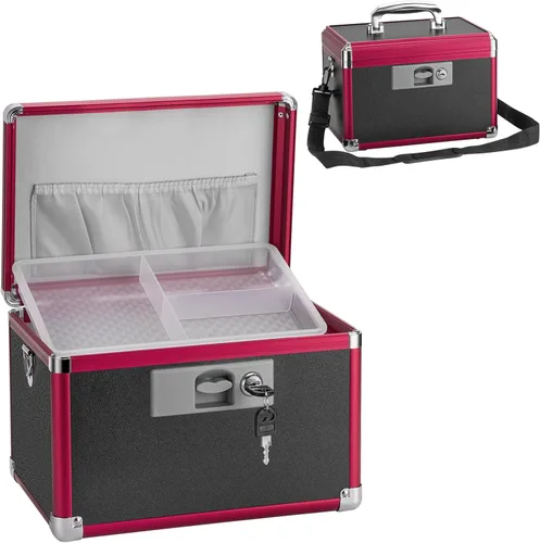 Vista 9 de Caja de medicamentos con cerradura para medicación segura – 10 x 6 x 6.7 pulgadas – Caja de almacenamiento con cerradura para medicamentos, botiquín