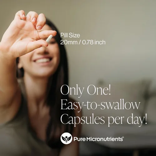 Vista 6 de Suplemento de zinc puro 25 mg - Quelato de bisglicinato TRAACS - 120 cápsulas para apoyo inmune, salud de la piel y energía - para hombres y mujeres