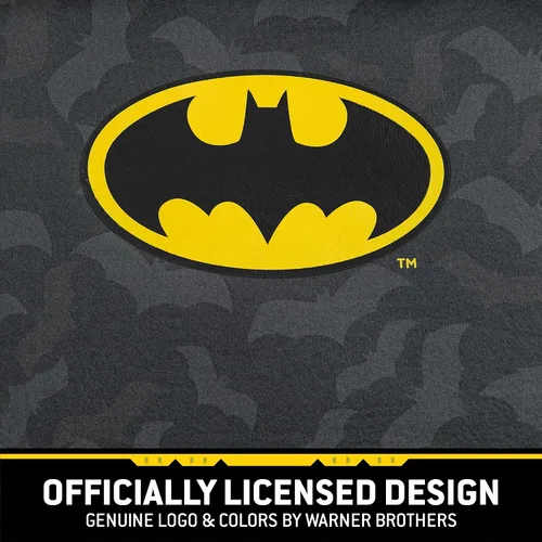 Vista 6 de BDK Warner Bros DC Comics Batman - Fundas de asiento delantero y almohadillas para cinturón de seguridad, ajuste universal para camiones, SUV