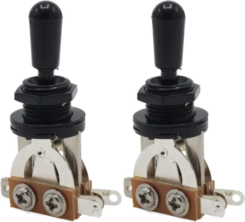 Vista 8 de Interruptor selector de palanca de 3 vías para guitarra eléctrica, interruptor de pastilla de 2 piezas, accesorios de guitarra metal body