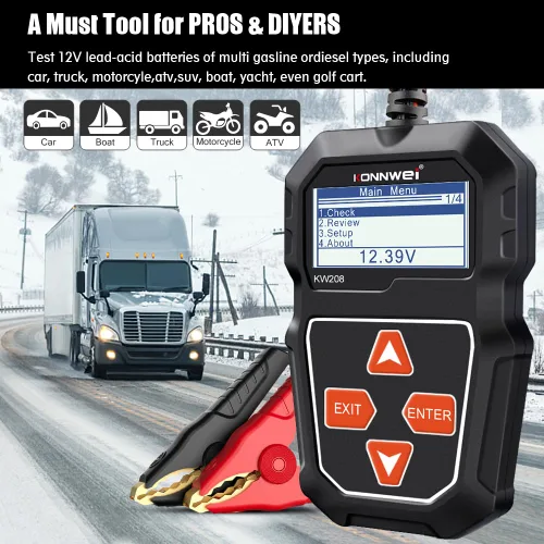 Vista 7 de KW208+KW206 OBD2 Guage HUD