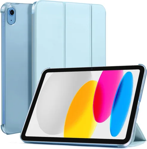 Vista 21 de CoBak Funda para iPad (A16) 11ª generación de 11 pulgadas 2025, iPad de 10.9 pulgadas 2022, funda protectora delgada con carcasa trasera translúcida