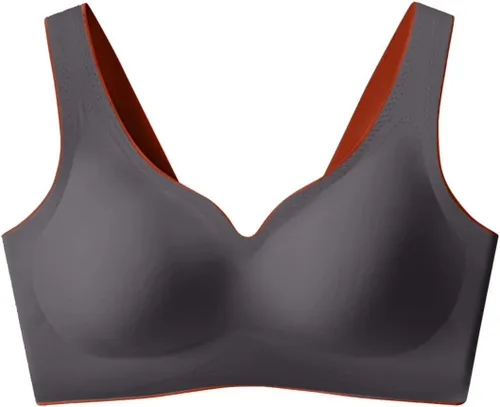 Vista 3 de Sujetador con manos de esqueleto para mujer, parte superior de entrenamiento, pegatinas de pecho, tops elegantes, tirantes delgados rojos, sujetador