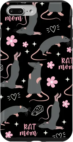 Vista 12 de Funda para iPhone 13 Pro Max Rat Mom Cute Rat Owner Keeper Pet Lover