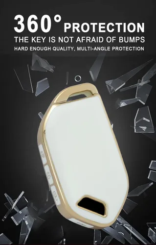 Vista 3 de ontto Funda suave para llave de coche con llavero compatible con llavero Kia Telluride 2023 2024