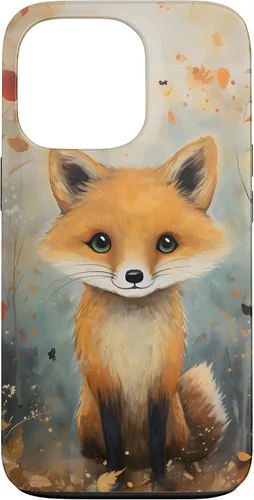 Vista 10 de Cute Fox Fall Woodland Forest Autumn Leaves Case for iPhone 17