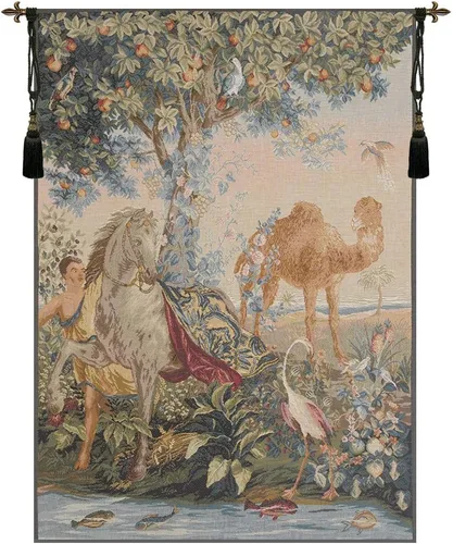 Vista 4 de Charlotte Home Furnishings Inc. Jean Baptiste Huet - Tapiz francés para colgar en la pared, 32 x 25 pulgadas, mezcla de algodón y poliéster