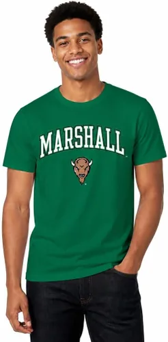 Vista 9 de Campus Colors NCAA - Camiseta de algodón para adulto, unisex, para el día del juego Azul marino