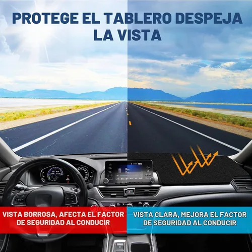 Vista 3 de Tapete para cubierta de salpicadero compatible con Hyundai Sonata 2011, 2012, 2013, 2014