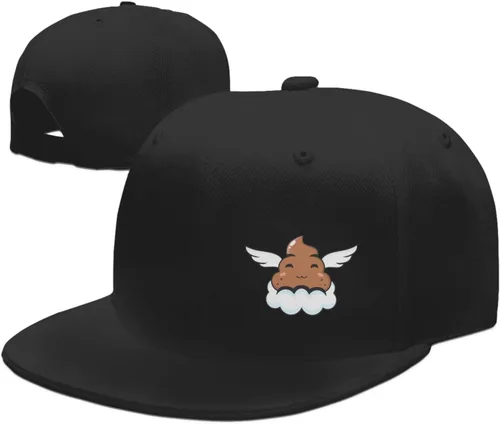 Vista 7 de QIZYOQA Cute Angel Poo Snapback Hats for Men Women Baseball Cap Flat Bill Brim Hat