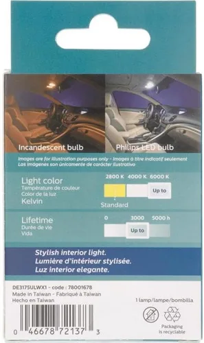 Vista 6 de Philips DE3175WLED Ultinon Bombilla LED, 1 paquete