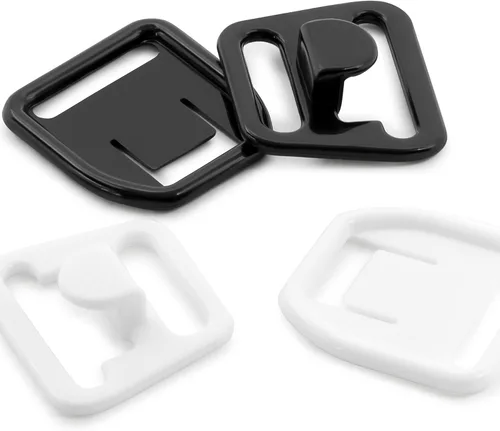 Vista 3 de Dritz 56698-12-66 Clips de sujetador, 12 pulgada, negro, blanco, 4