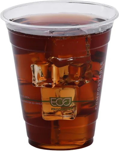 Vista 7 de Eco-Products, Inc GreenStripe - Vasos para bebidas frías, Transparente, 1000