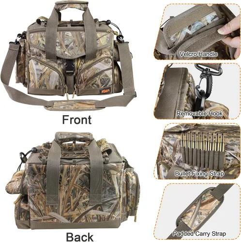 Vista 4 de MYDAYS Bolsa ciega de caza, bolsa de lona flotante para caza de patos, aves acuáticas, paloma, Camo, Táctica