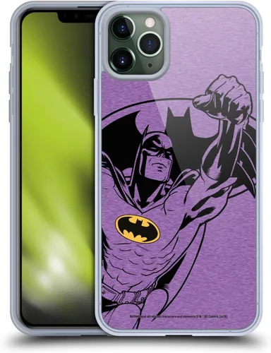 Vista 458 de Head Case Designs Funda de gel con licencia oficial de Batman DC Comics Bat Signal Logos [protección de grado militar] compatible con Apple iPhone 7