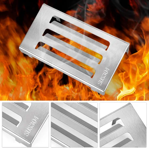 Vista 6 de QuliMetal Deflector de calor de acero inoxidable 304 67060 para Spirit II 200 y Spirit II serie 300, Spirit ii e-210, e-310 modelos años 2017