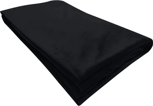 Vista 3 de WOWMAX Fundas de almohada triangulares 100% algodón para nuestras almohadas de lectura, cojín grande, cabecero, respaldo, almohada de cuña de Negro
