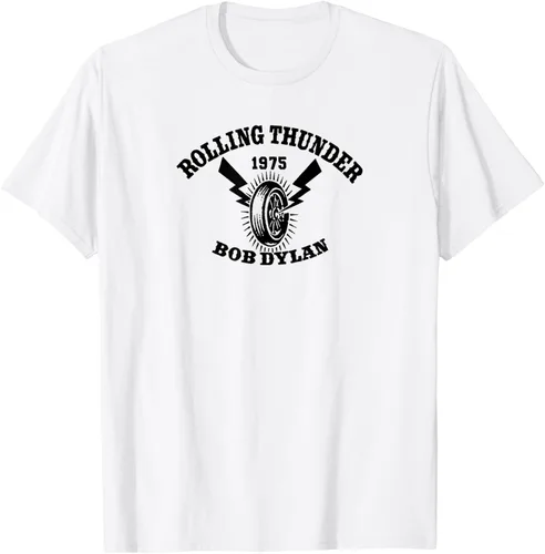 Vista 16 de Bob Dylan - Camiseta Rolling Thunder S Gris Oscuro