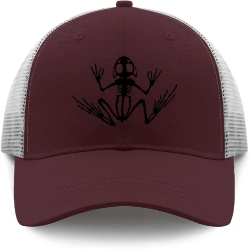 Vista 9 de devor Baseball Cap Bone Frog Baseball Caps for Women Graphic Baseball Cap Adjustable