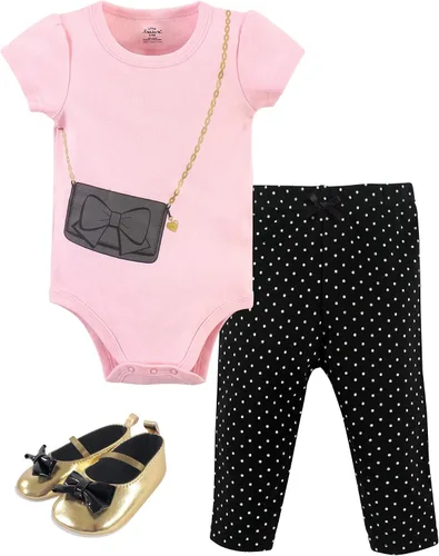 Vista 39 de Little Treasure - Conjunto unisex de mameluco de algodón, pantalón y zapatos para bebé Collar de ancla