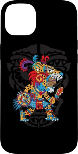 Vista 14 de Funda para iPhone 11 Aztec Jaguar Ancient Warrior Native Mexican Mythology