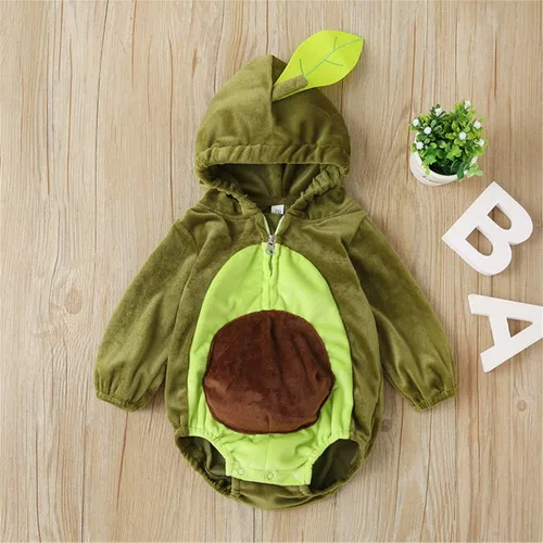 Vista 8 de Disfraces de Halloween para bebés pequeños, lindos enterizos con capucha, ropa de disfraz cálida