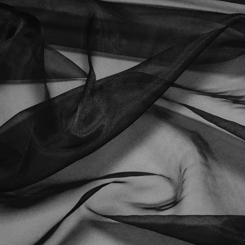 Vista 17 de Tela de Organza de 5 Yardas Nupcial Sólida Transparente Rollo de Tela de Organza para Vestido de Novia, Moda, Manualidades, Decoraciones Organza