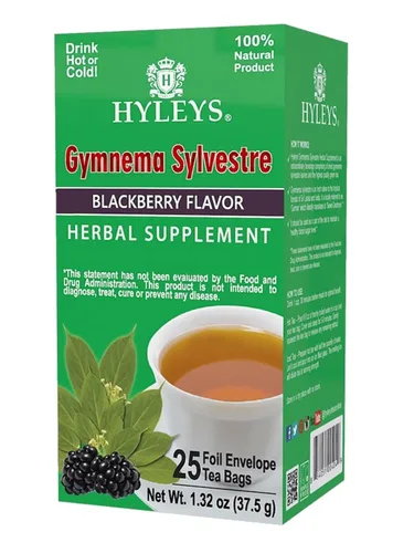 Vista 12 de Hyleys Remolacha y té verde con sabor natural a granada - Té de energía de hierbas - Apoya la concentración - 25 bolsas de té Beet Root & Green