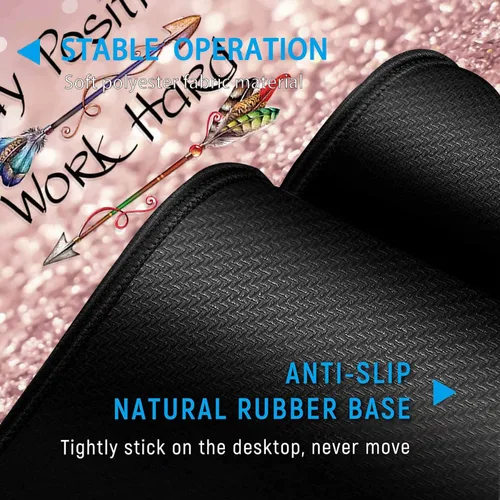 Vista 3 de Alfombrilla de mouse grande para juegos, alfombrilla de escritorio de oficina extendida, impermeable para el hogar, reposamuñecas ergonómicas