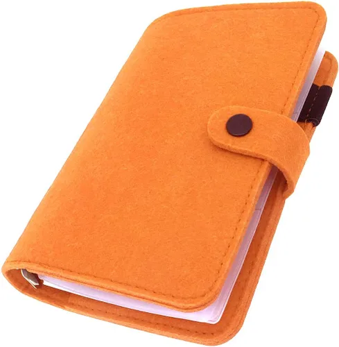 Vista 26 de Carpeta de fieltro A5 con páginas y juego de bolsillos para carpeta, color menta aguamarina