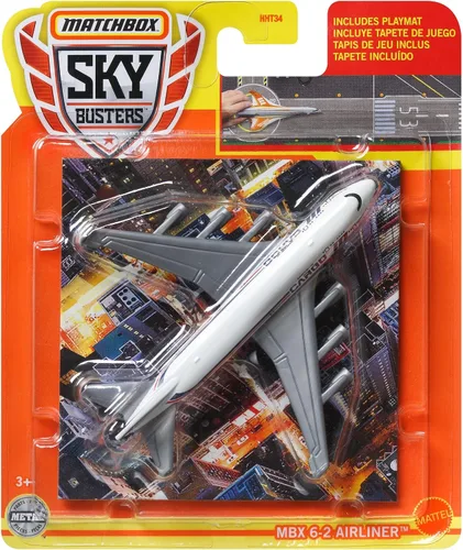 Vista 2 de Matchbox Sky Busters Twin Engine Blaze Buster 70 Años