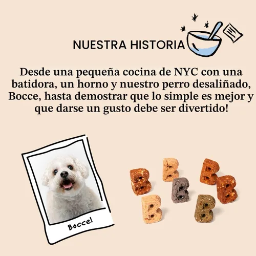 Vista 6 de Bocce's Bakery Bac'n Nutty - Golosinas suaves y masticables para perros, sin trigo con sabor a mantequilla de maní y tocino, galletas naturales