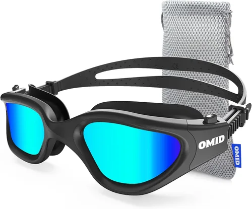 Vista 7 de OMID - Gafas de natación polarizadas P2, gafas antivaho para natación para hombres y mujeres adultas
