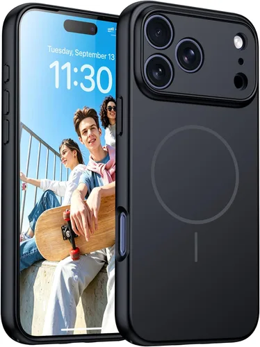 Vista 7 de MOZOTER Funda magnética para iPhone 17 Pro / iPhone 18 Pro, color negro