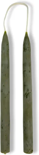 Vista 7 de Candlestock Velas cónicas de cera de abejas – 1/2 pulgada de diámetro, cera de abeja pura 100% natural de Estados Unidos, mecha de algodón, sin