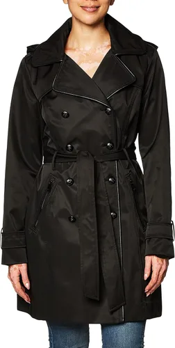 Vista 3 de GUESS Gabardina de doble botonadura para mujer