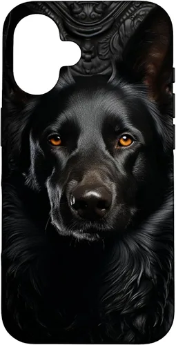 Vista 32 de Black German Shepherd Funda para iPhone 17
