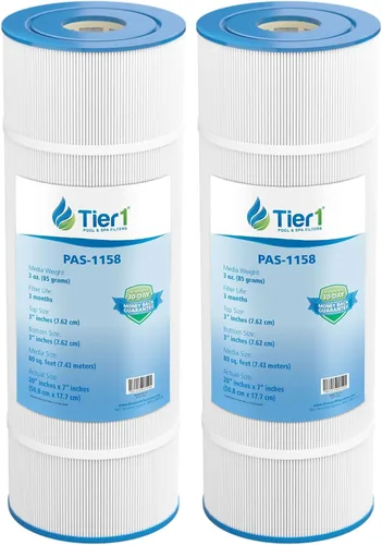 Vista 9 de Tier1 Cartucho de filtro para piscina y spa Reemplazo para Pentair Clean & Clear Plus 320, CCP320, Pleatco PCC80, Unicel C-7470 y más Medios