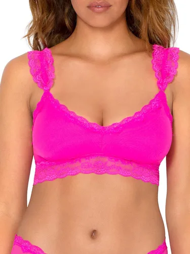 Vista 2 de Smart & Sexy Bralette de encaje y malla para mujer