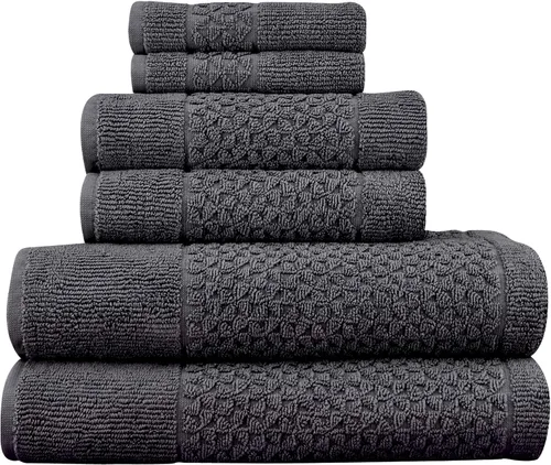 Vista 13 de Classic Turkish Towels Meital - Juego de 6 piezas: azul