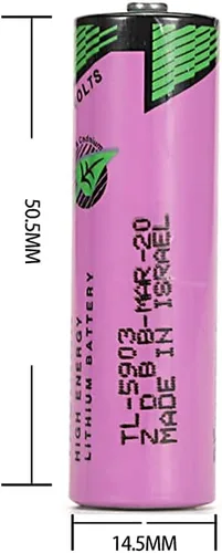 Vista 3 de 5 unids 3.6V 2400mAh SL-360 PLC/TL-5903 AA batería de litio para Tadiran TL-5903 SL-360 S7-400 ER14500 ER14505 para Siemens S7-400 PLC máquina