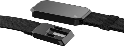 Vista 2 de Groove Life - Cinturón de nailon elástico para hombre con hebilla magnética de aluminio