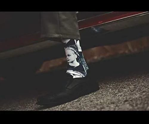 Vista 8 de Calcetines personalizados con foto familiar para hombres y mujeres, carga tu imagen familiar única y memorable