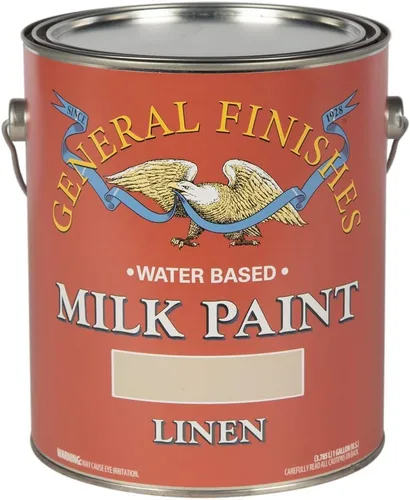 Vista 11 de General Finishes Pintura de leche a base de agua, 1 pinta, blanco antiguo