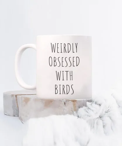 Vista 3 de Taza de observación de aves, taza de pájaro, tazas de café de pájaros, taza de pájaros, taza de nerd de pájaro, taza de cerámica del pájaro