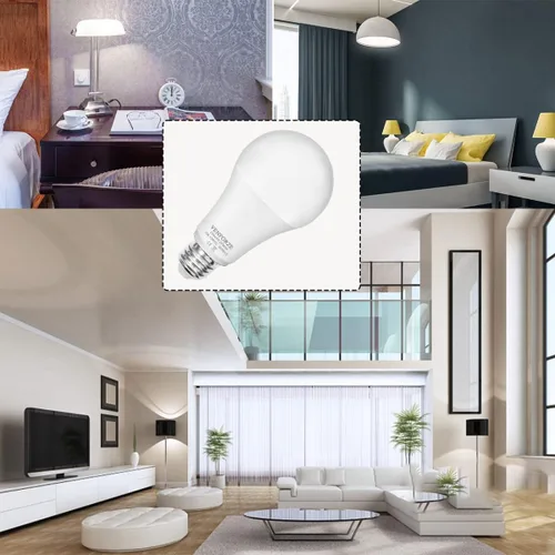 Vista 2 de Venforze Bombilla brillante, equivalente a 150 W-200 W, 2500 LM, E26, bombilla LED 23 W, luz diurna blanca, 5000 K, A21, no regulable, paquete de 2
