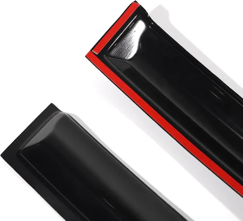 Vista 7 de Protector de lluvia, protector deflector de ventana, protector deflector de lluvia y sol, visera de ventana lateral, soporte exterior para Hyundai